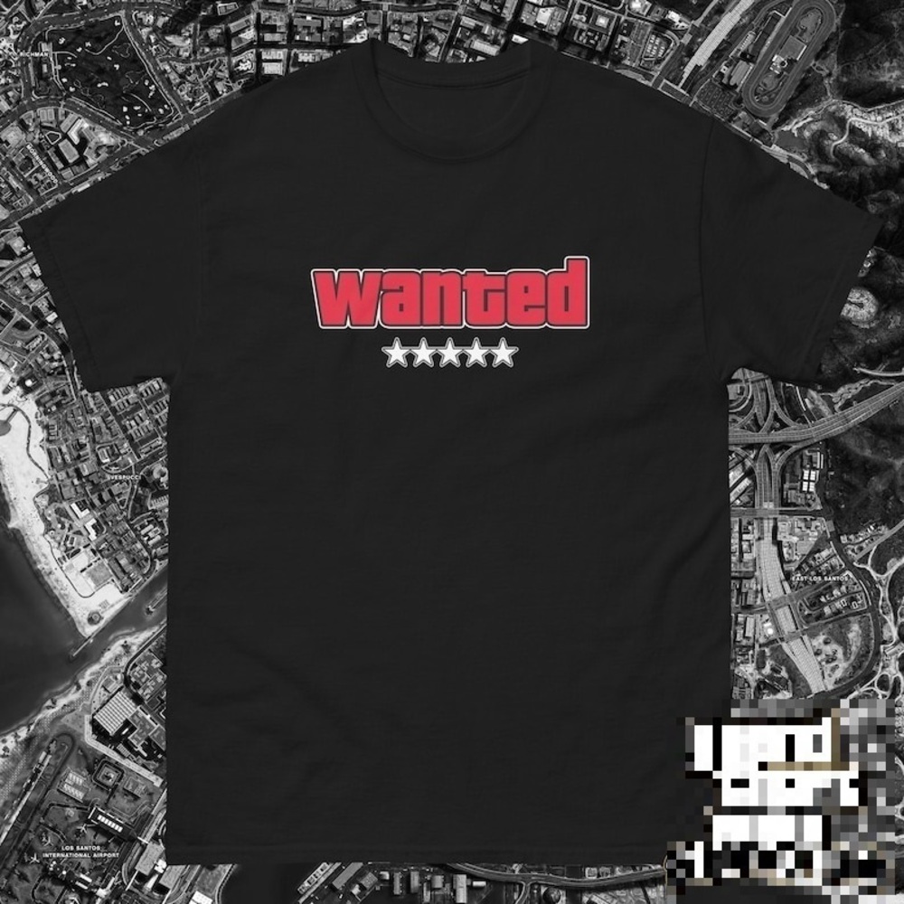 GTA Wanted Shirt Grand Theft Auto
